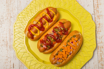  	ホットドッグ　hot dog