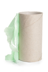 paper roll on white background