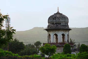 Dome in Bibi ka Maqbara, Aurangabad, Maharashtra, India.