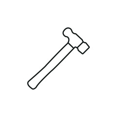 hammer icon. Vector illustration