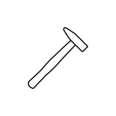 hammer icon. Vector illustration