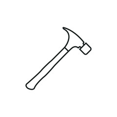 hammer icon. Vector illustration