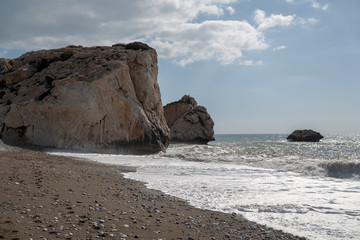 Rocky beach view