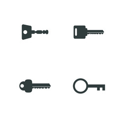 key icon vector. password icon. Vector illustration