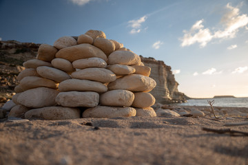 Rocky beach view
