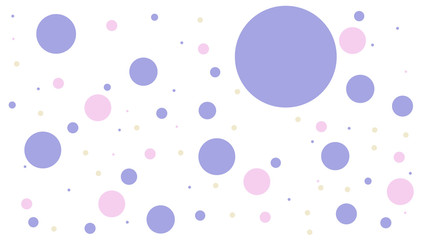 Abstract circles on the black background