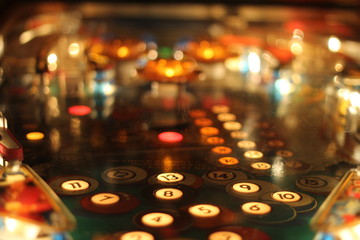 Fototapeta na wymiar Pinball Game