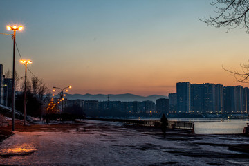 Embankment of the Yenisei River, Krasnoyarsk