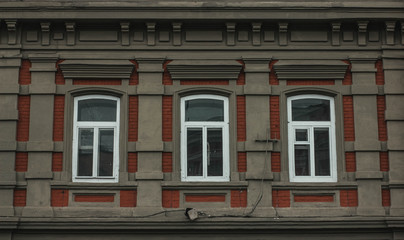 Fototapeta na wymiar Krasnoyarsk city architecture