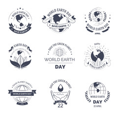 World Earth day isolated icon ecology and environment