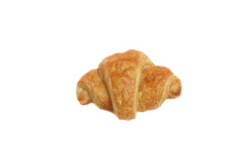 Croissant isolated on white background