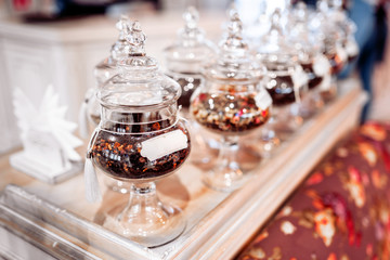 photo of degustation tea in the store