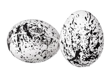 Colorful Easter Egg isolated on white