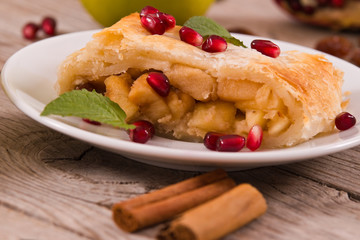 Apple strudel.