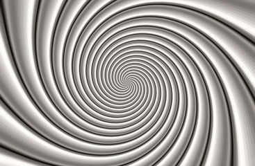 Silver cylinder pattern background. 3D rendering.