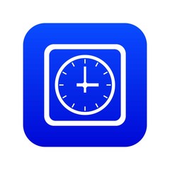 Fototapeta premium Watch icon digital blue for any design isolated on white vector illustration