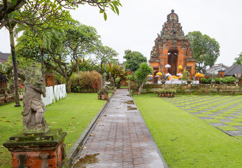 Bali, Indonesia, Ubud. Museum complex-Taman Kertha Gosa. It is a part of the Royal Palace Semara...