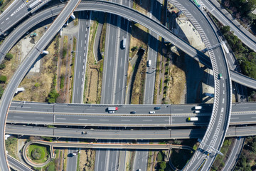 高速道路　空撮