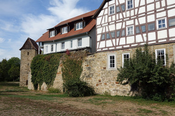 Fototapeta na wymiar Stadtmauer in Öhringen