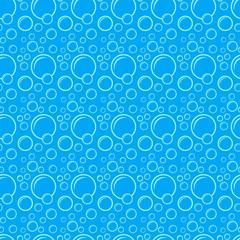 Bubble Icon Seamless Pattern