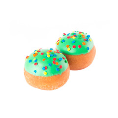 donut or donut with concept on a background.