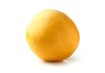 Tasty pomelo fruit on white background