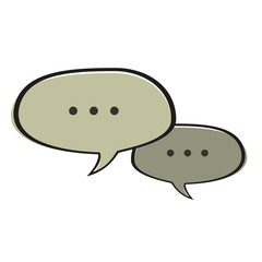 chat bubble . conversation concept
