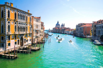 Venice, Italy. View of the Grand Canal in Venice