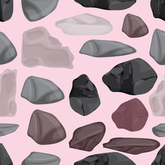 seamless pattern with stones