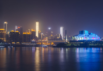 Fototapeta na wymiar chongqing skyline at night