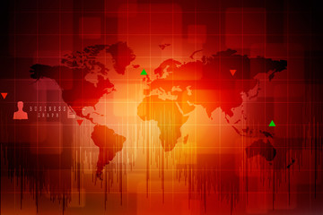 Obraz premium 2d rendering Stock market online business concept. business Graph 