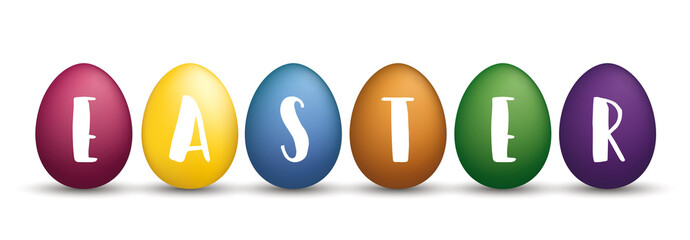 Colored Easter Eggs Ostern