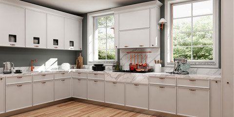 Modern kitchen interior