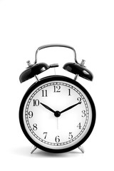 Classic alarm clock, concept of time, being on time, reminder