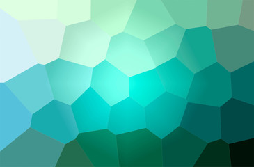 Obraz na płótnie Canvas Illustration of green Giant Hexagon paint background, digitally generated.