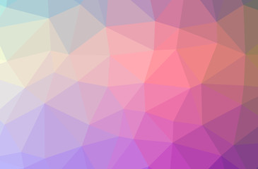 Obraz premium Illustration of abstract Purple horizontal low poly background. Beautiful polygon design pattern.