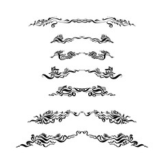 calligraphic design elements