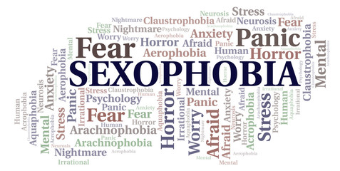 Sexophobia word cloud.