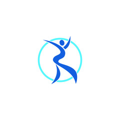 People Sport Gym Icon Template Logo