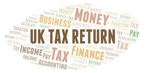 Uk Tax Return word cloud.