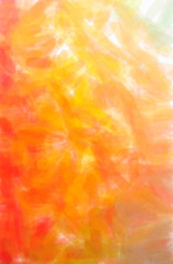 Abstract illustration of orange, yellow Watercolor background