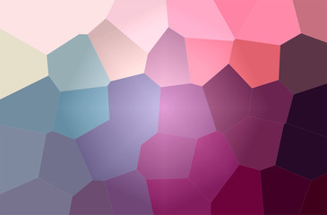 Abstract illustration of pink Giant Hexagon background