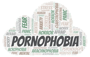 Pornophobia word cloud.