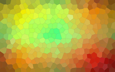 Fototapeta na wymiar Illustration of red, green and yellow pastel Little hexagon background.