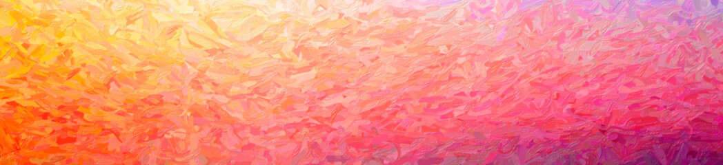 Abstract illustration of orange Large Color Variation Impasto background