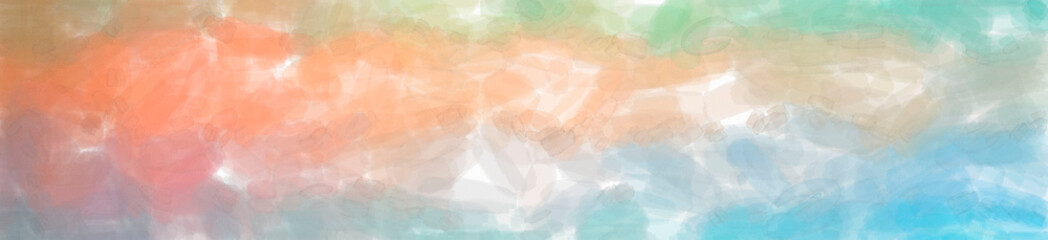 Abstract illustration of orange Watercolor with low coverage background