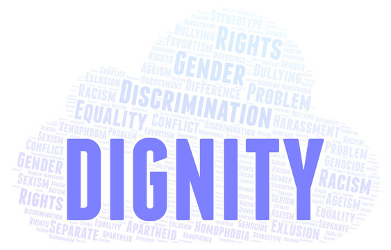 Dignity - Type Of Discrimination - Word Cloud.