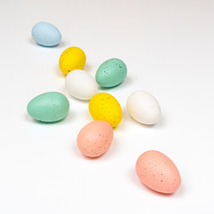 colored easter eggs