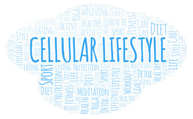 Cellular Lifestyle word cloud.