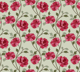 Japanese Carnation Flower Pattern